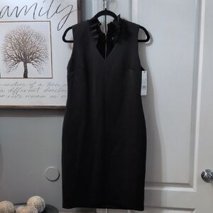 Women's Black Calvin Klein Dress Knee Length